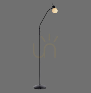 Lampa Podłogowa LOKI 12157-18 Czarny 1xE14