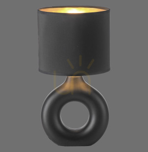 Lampa Stołowa CARARA 14193-18 Czarny 1xE27
