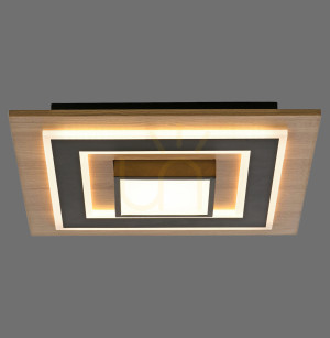 Plafon TOLA 14563-18 Czarny 1xLED