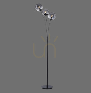 Lampa Podłogowa BIG WIDOW 14603-18 Czarny 3xE14