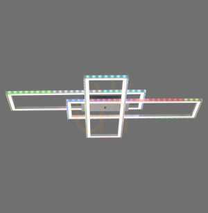 Plafon FELIX60 14637-55 Srebrny 2xLED