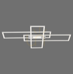 Plafon ASMIN 14693-55 Srebrny 1xLED