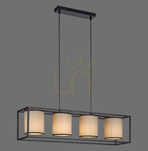 Lampa Wisząca RAVEN 15305-18 Beżowy 4xE27
