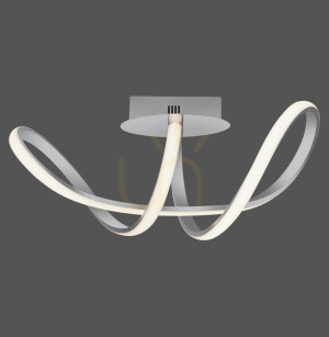 Plafon MARIA 15403-95 Srebrny 1xLED