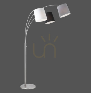 Lampa Podłogowa MELVIN 15461-55 Srebrny 3xE27