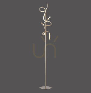 Lampa Podłogowa CURLS 19031-60 Mosiądz 2xLED