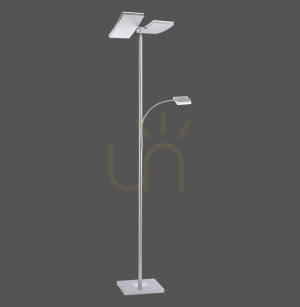 Lampa Podłogowa RUBEN 11725-55 Srebrny 2xLED