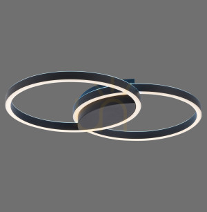 Plafon Q-MARKO 6145-18 Czarny 2xLED