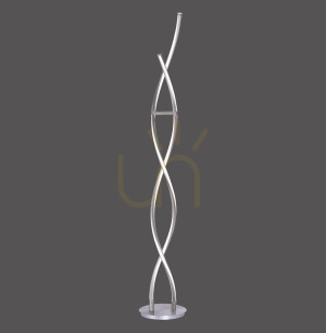 Lampa Podłogowa Q-MALINA 439-55 Srebrny 2xLED