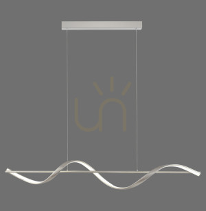 Lampa Wisząca Q-SWING 2385-55 Srebrny 1xLED