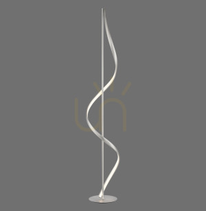 Lampa Podłogowa Q-SWING 438-55 Srebrny 1xLED