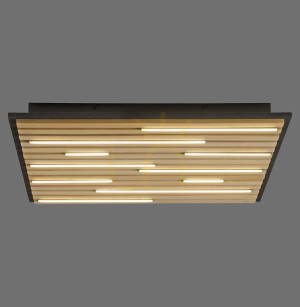 Kinkiet Q-AKUSTIK 6423-79 Drewno 1xLED