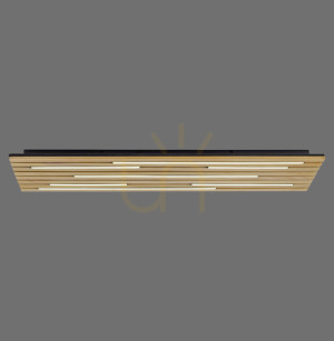 Kinkiet Q-AKUSTIK 6422-79 Drewno 1xLED