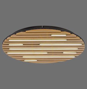 Kinkiet Q-AKUSTIK 6421-79 Drewno 1xLED