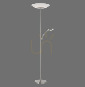 Lampa Podłogowa ALFRED 655-55 Srebrny 2xLED