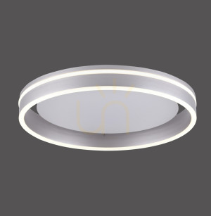 Plafon Q-VITO 8414-55 Srebrny 1xLED
