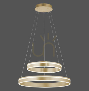 Lampa Wisząca Q-VITO 8420-60 Brązowy 2xLED