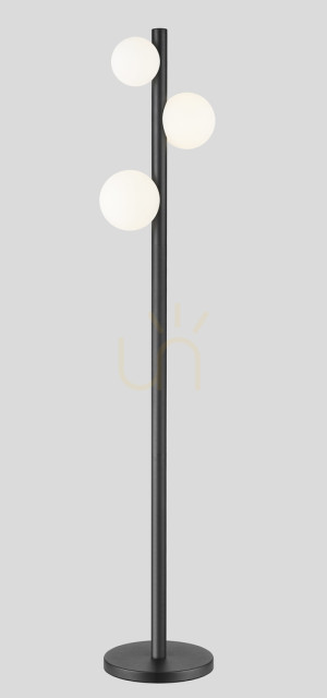 Lampa Podłogowa FORES F0574-03N-P7AA Czarny 3xG9