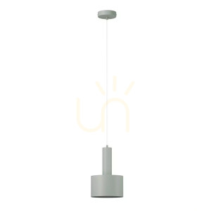 Lampa wisząca Sigma VITRUM szałwia 17 cm stal lakierowana 41553