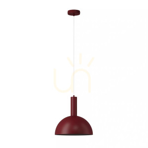 Lampa wisząca Sigma VITRUM bordowa 30 cm stal E27 SKU 41692