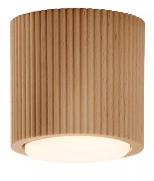 Plafon Sigma TUBO WOOD drewno naturalne GX53 12W 41671