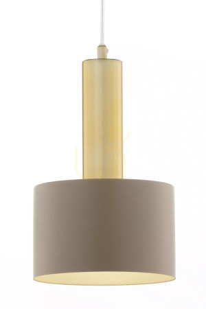 Lampa wisząca Sigma Vitrum Gold 17 cm ciepły beż złoty 41716