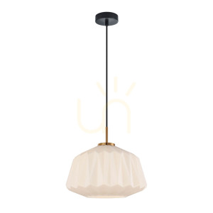 Czarna Lampa Wisząca Antita E27