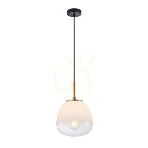 Czarna Lampa Wisząca Antita E27