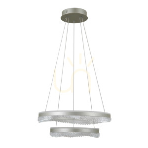 Srebrna Lampa Wisząca Morte