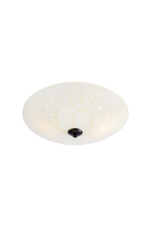 Plafon Markslojd Zia biały 2xE27 szkło 36 cm 109129