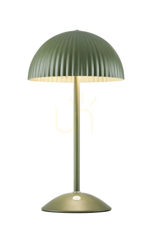 Lampa stołowa Markslojd ZIN 2L zielona żelazna 18 cm SKU 109143