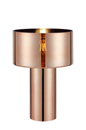 Lampa stołowa Markslojd Corin złota szkło 32 cm 109146