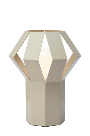 Lampa stołowa Markslojd Octa beżowa 21 cm 109147