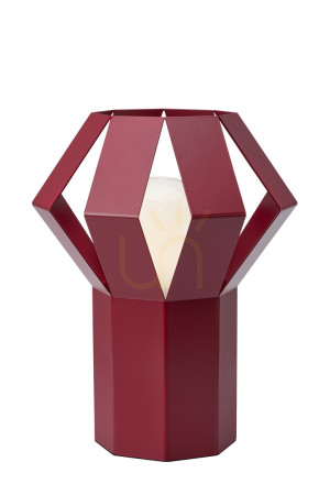 Lampa stołowa Markslojd Octa czerwona E27 60W 109150