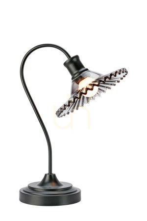 Lampa stołowa Markslojd Novia dymiona czarna E27 109151