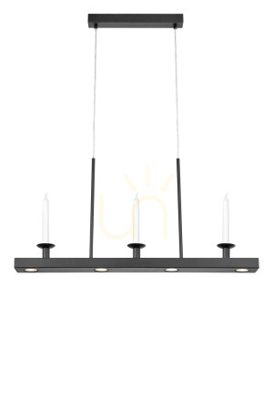 Lampa wisząca Markslojd Dining 4L czarna LED 109158