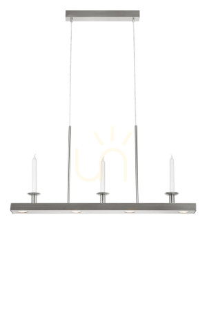 Lampa wisząca Markslojd DINING 4L satynowy nikiel 109159