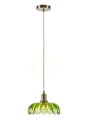 Lampa wisząca Markslojd KURAGE zielona 26 cm E27 1L 109177