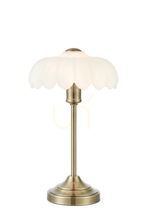 Lampa stołowa Markslojd Kurage biała E27 60W SKU 109179