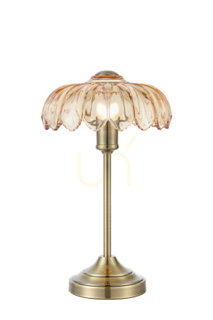 Lampa stołowa Markslojd KURAGE 1L bursztynowa E27 109180