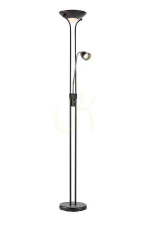 Lampa podłogowa Markslojd MODU 2L czarna 180 cm 109187