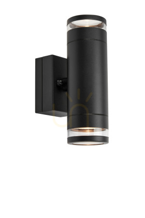 Kinkiet zewnętrzny Markslojd Luno LED IP65 czarny 2x4.9W 109104