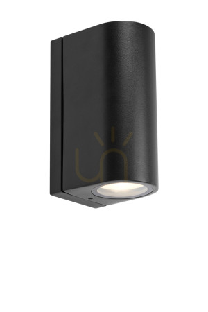 Kinkiet zewnętrzny LED Markslojd ALOR czarny IP65 2x4.9W 109110