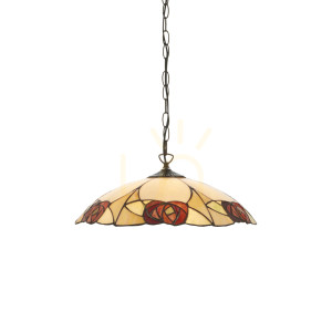 Lampa Wisząca Ingram Tiffany Wielokolorowy 112197 Interiors