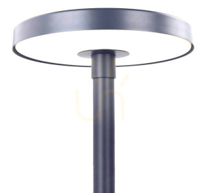 Latarnia ogrodowa Borg 5142GR szary LED NORLYS