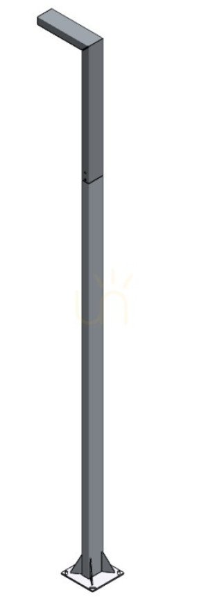Latarnia ogrodowa Asker 5228AL srebrny LED NORLYS