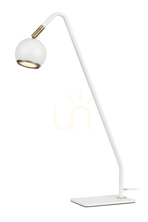 Lampa stołowa Markslojd COCO 107341 biała metalowa 48 cm