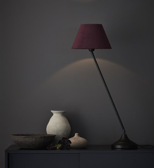 Lampa stołowa Markslojd Garda czarno-fioletowa 107384