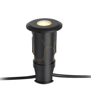 Lampa ogrodowa spot LED Markslojd Garden 24 3W czarna aluminiowa 107285