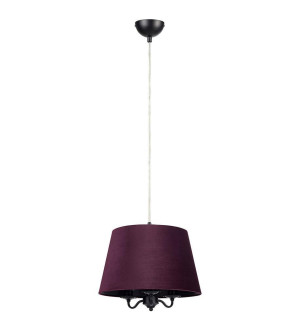 Lampa wisząca Markslojd Jamie 3-punktowa czarno-fioletowa 107532